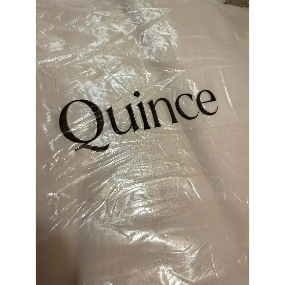 NEW Quince Cotton Slub Room Darkening Curtain 48x96 Natural Textured SET $280